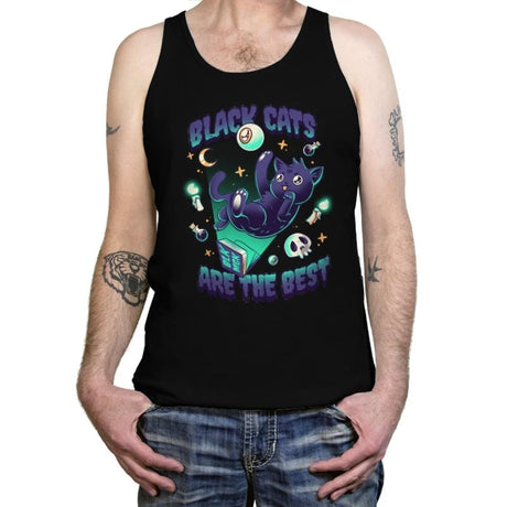 Black Cats Are The Best - Tanktop Tanktop RIPT Apparel X-Small / Black