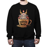 Black Coffee - Crew Neck Sweatshirt Crew Neck Sweatshirt RIPT Apparel