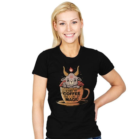 Black Coffee - Womens T-Shirts RIPT Apparel Small / Black