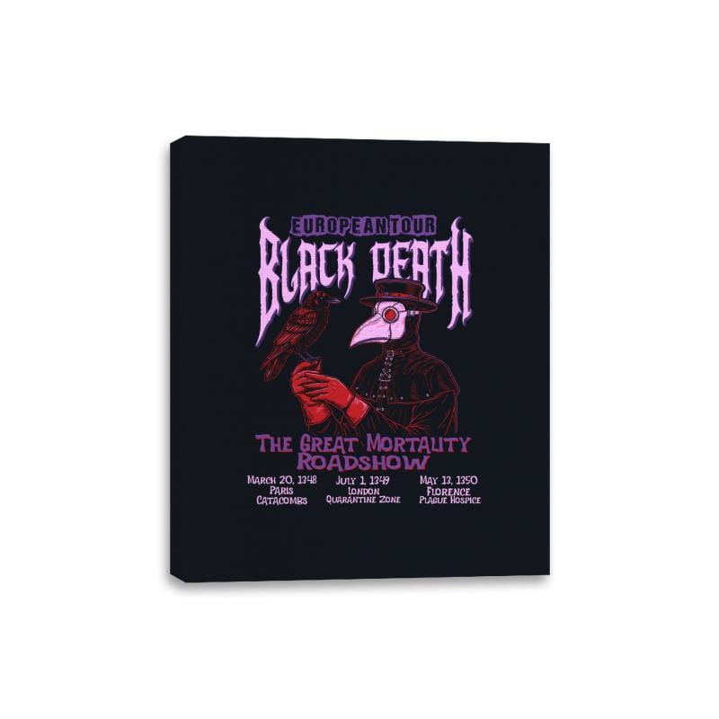 Black Death Tour - Canvas Wraps Canvas Wraps RIPT Apparel 8x10 / Black