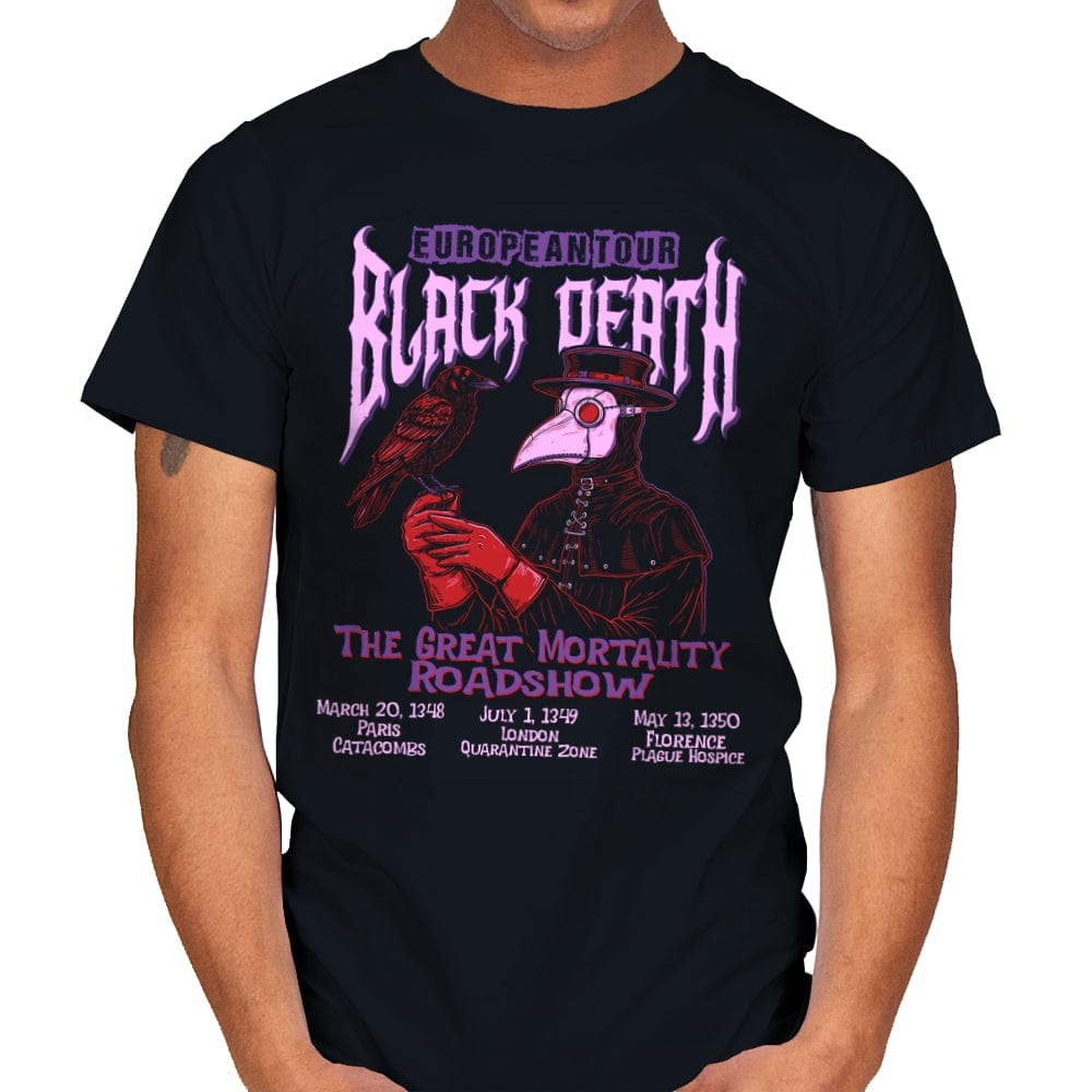 Black Death Tour - Mens T-Shirts RIPT Apparel Small / Black