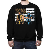 Black Dragonia - Crew Neck Sweatshirt Crew Neck Sweatshirt RIPT Apparel Small / Black