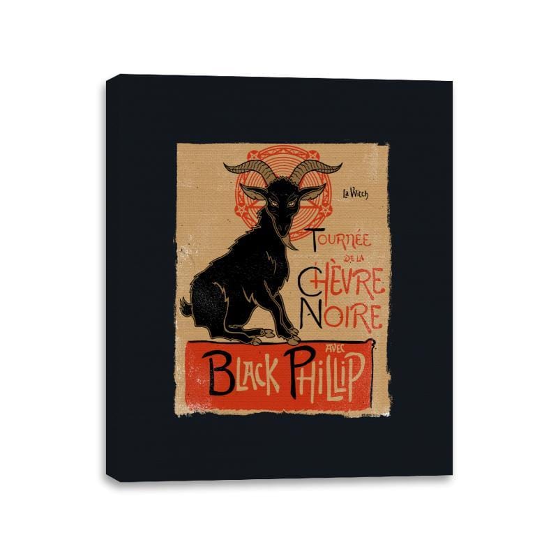 Black Goat Tour - Canvas Wraps Canvas Wraps RIPT Apparel 11x14 / Black