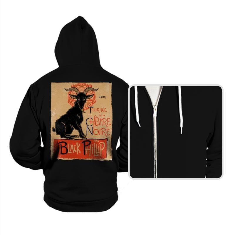 Black Goat Tour - Hoodies Hoodies RIPT Apparel Small / Black