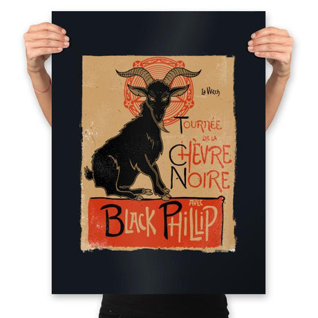 Black Goat Tour - Prints Posters RIPT Apparel 18x24 / Black