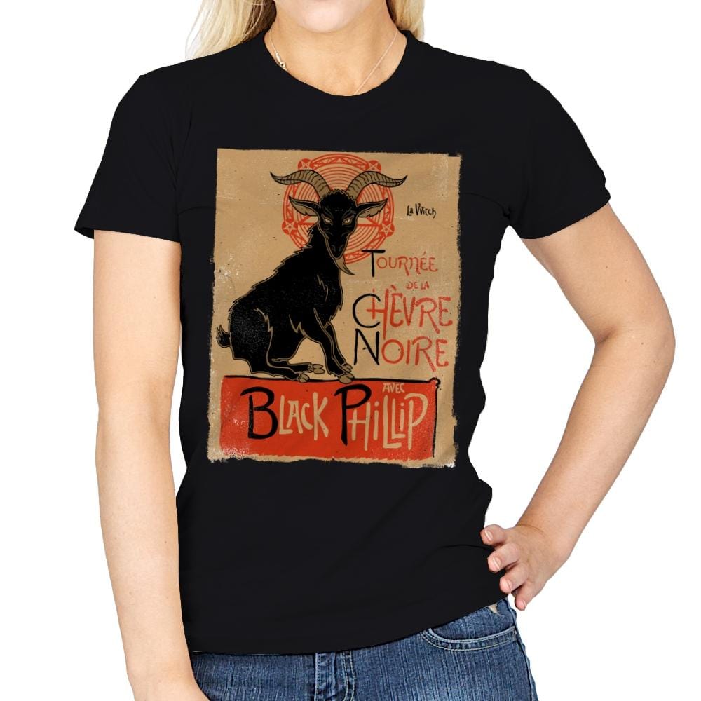 Black Goat Tour - Womens T-Shirts RIPT Apparel Small / Black