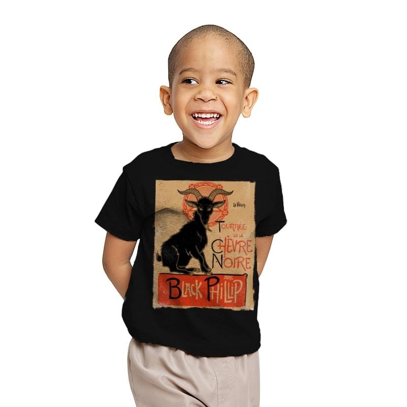 Black Goat Tour - Youth T-Shirts RIPT Apparel X-small / Black