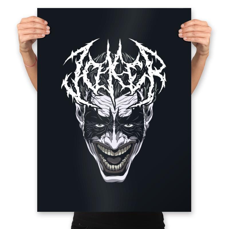 Black Joke Metal - Prints Posters RIPT Apparel 18x24 / Black