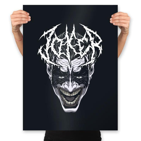 Black Joke Metal - Prints Posters RIPT Apparel 18x24 / Black