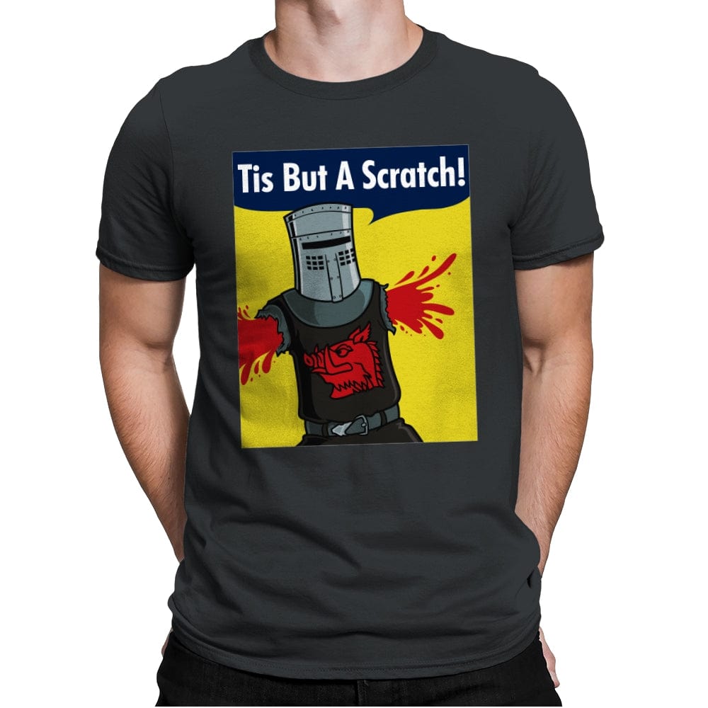 Black Knight Can Do It! - Mens Premium T-Shirts RIPT Apparel Small / Heavy Metal
