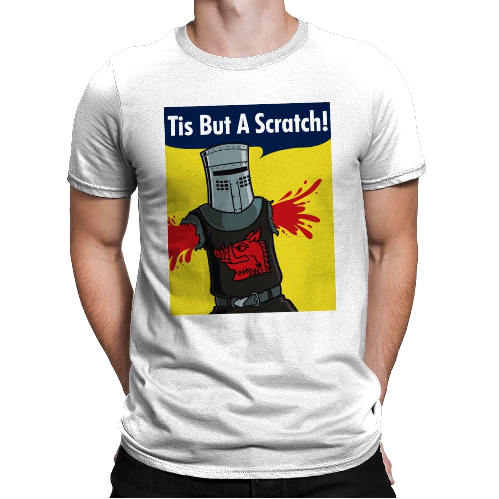 Black Knight Can Do It! - Mens Premium T-Shirts RIPT Apparel Small / White