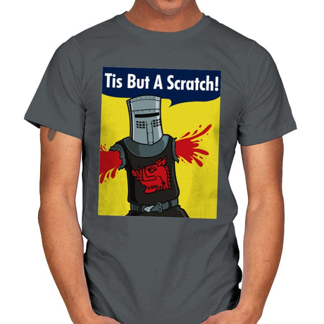 Black Knight Can Do It! - Mens T-Shirts RIPT Apparel Small / Charcoal