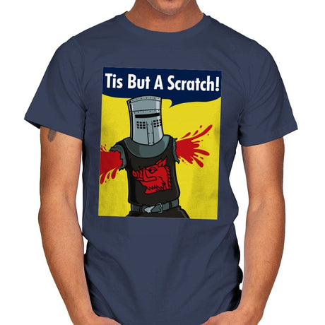 Black Knight Can Do It! - Mens T-Shirts RIPT Apparel Small / Navy