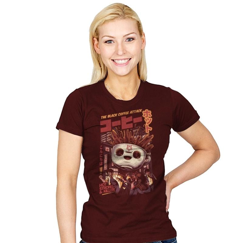 Black Magic Coffee - Womens T-Shirts RIPT Apparel