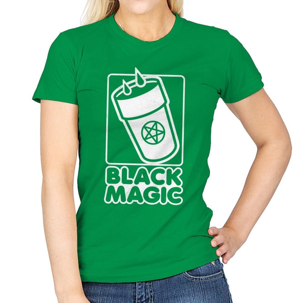 Black Magic - Womens T-Shirts RIPT Apparel Small / Irish Green