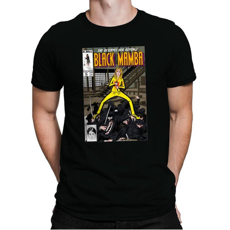 Black Mamba - Mens Premium T-Shirts RIPT Apparel Small / Black