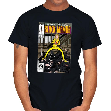 Black Mamba - Mens T-Shirts RIPT Apparel Small / Black