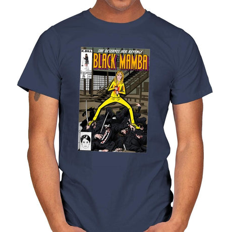 Black Mamba - Mens T-Shirts RIPT Apparel Small / Navy