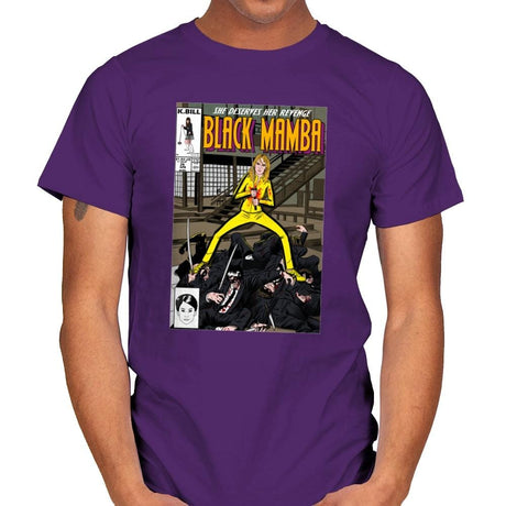 Black Mamba - Mens T-Shirts RIPT Apparel Small / Purple
