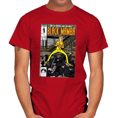 Black Mamba - Mens T-Shirts RIPT Apparel Small / Red