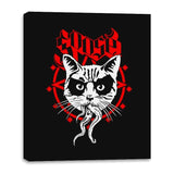 Black Metal Cat - Canvas Wraps Canvas Wraps RIPT Apparel