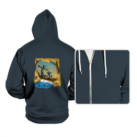 Black P. And Golden Jag - Hoodies Hoodies RIPT Apparel Small / Dark Gray