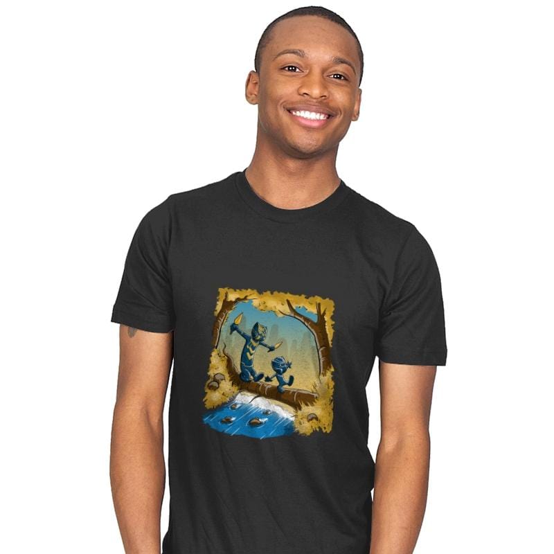 Black P. And Golden Jag - Mens T-Shirts RIPT Apparel