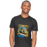 Black P. And Golden Jag - Mens T-Shirts RIPT Apparel Small / Charcoal