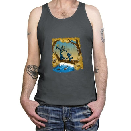 Black P. And Golden Jag - Tanktop Tanktop RIPT Apparel