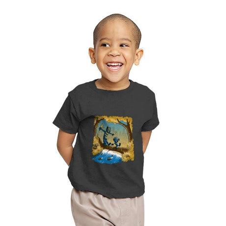 Black P. And Golden Jag - Youth T-Shirts RIPT Apparel X-small / Charcoal