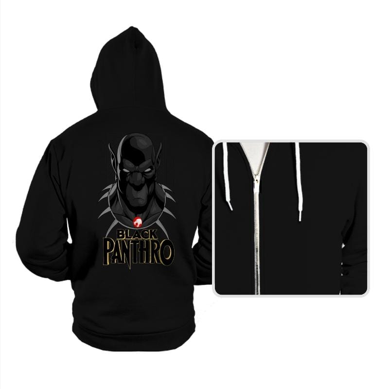 Black Panthro - Hoodies Hoodies RIPT Apparel