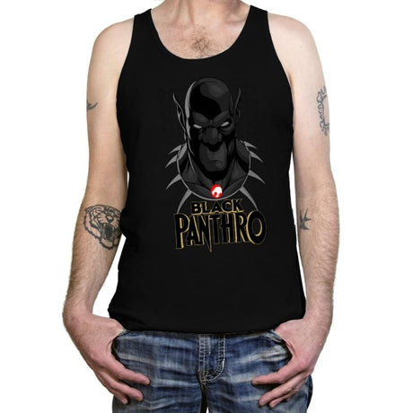 Black Panthro - Tanktop Tanktop RIPT Apparel X-Small / Black