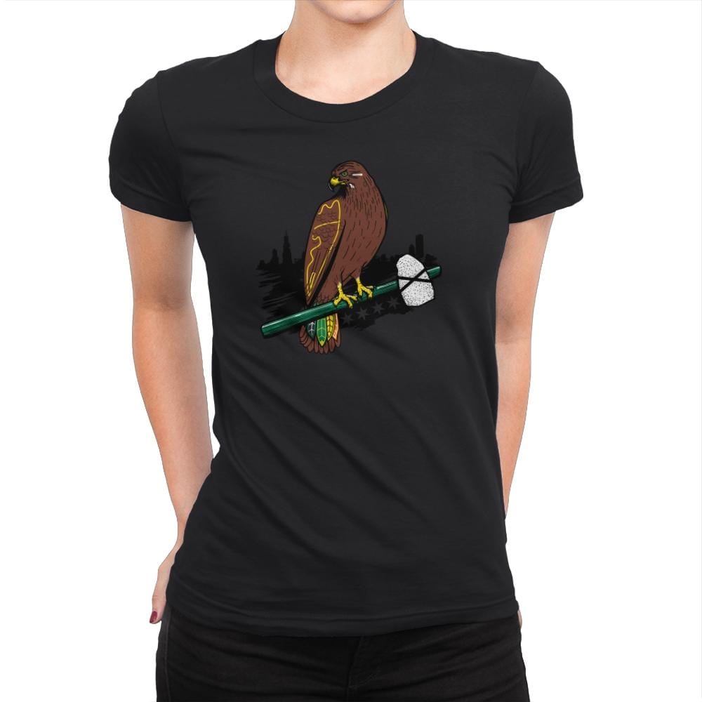 Blackhawk Dynasty Exclusive - Womens Premium T-Shirts RIPT Apparel Small / Black