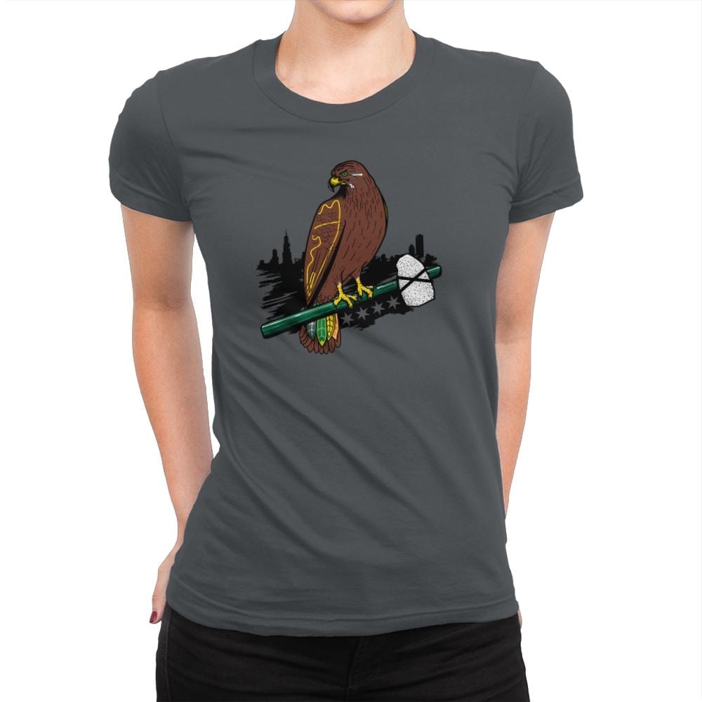 Blackhawk Dynasty Exclusive - Womens Premium T-Shirts RIPT Apparel Small / Heavy Metal