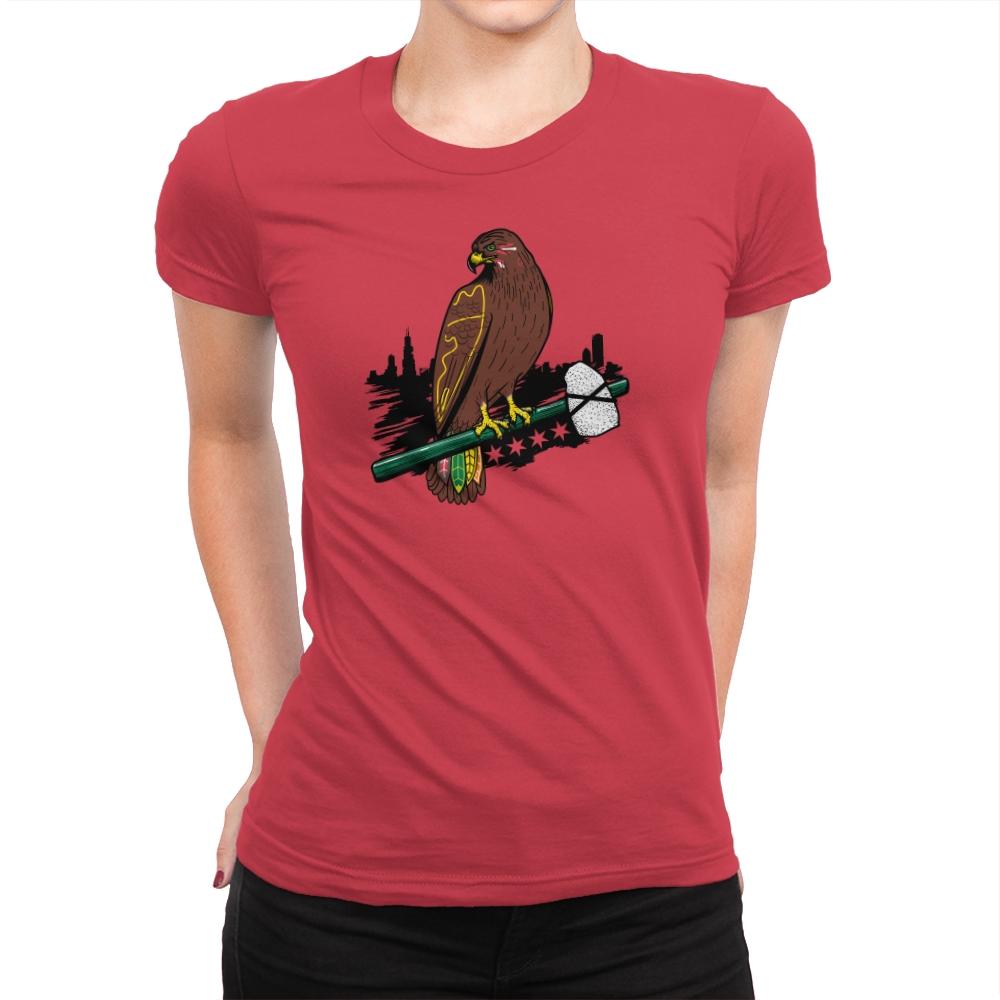 Blackhawk Dynasty Exclusive - Womens Premium T-Shirts RIPT Apparel Small / Red