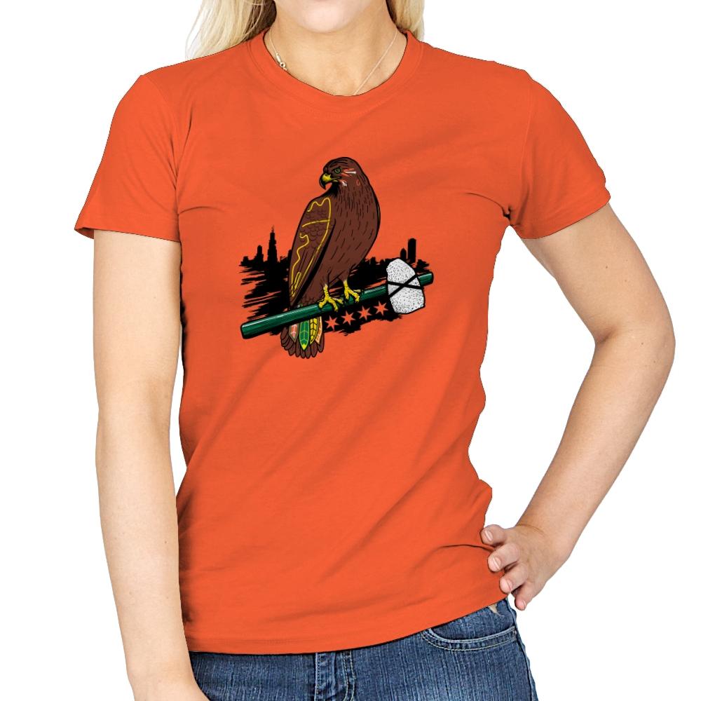 Blackhawk Dynasty Exclusive - Womens T-Shirts RIPT Apparel Small / Orange