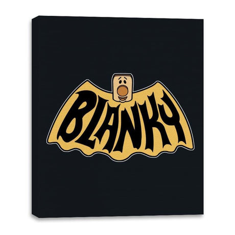 Blankman - Canvas Wraps Canvas Wraps RIPT Apparel 16x20 / Black