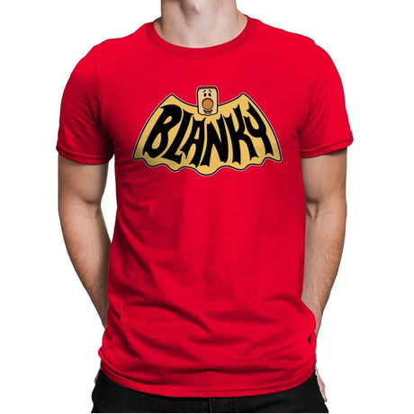 Blankman - Mens Premium T-Shirts RIPT Apparel Small / Red