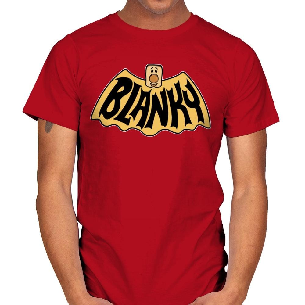 Blankman - Mens T-Shirts RIPT Apparel Small / Red