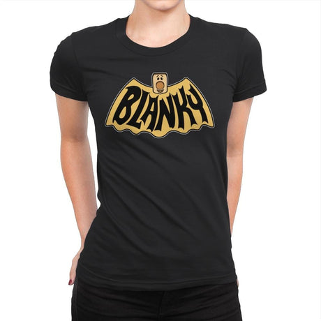 Blankman - Womens Premium T-Shirts RIPT Apparel Small / Black