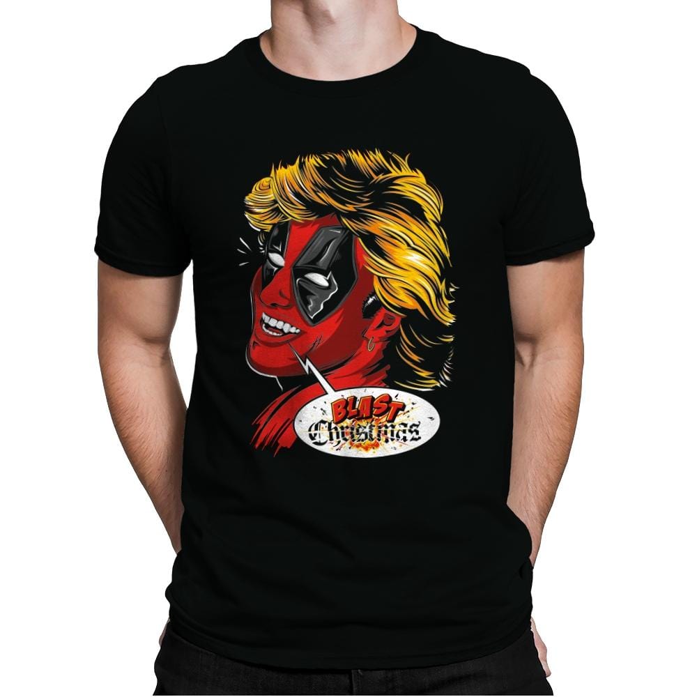Blast Christmas - Mens Premium T-Shirts RIPT Apparel Small / Black