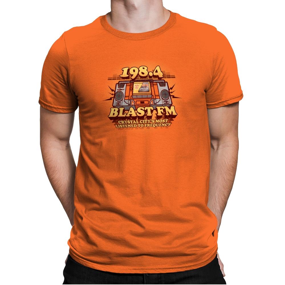 Blast FM Exclusive - Mens Premium T-Shirts RIPT Apparel Small / Classic Orange