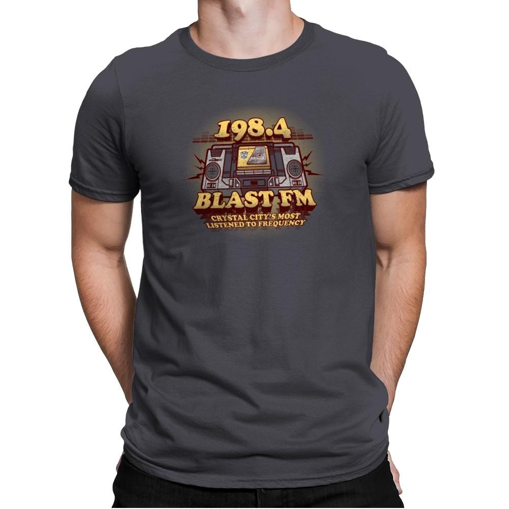 Blast FM Exclusive - Mens Premium T-Shirts RIPT Apparel Small / Heavy Metal