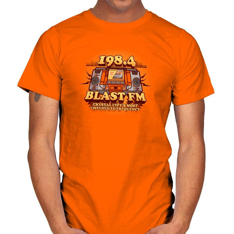Blast FM Exclusive - Mens T-Shirts RIPT Apparel Small / Orange