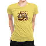 Blast FM Exclusive - Womens Premium T-Shirts RIPT Apparel Small / Vibrant Yellow
