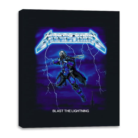 Blast The Lightning - Anytime - Canvas Wraps Canvas Wraps RIPT Apparel 16x20 / Black