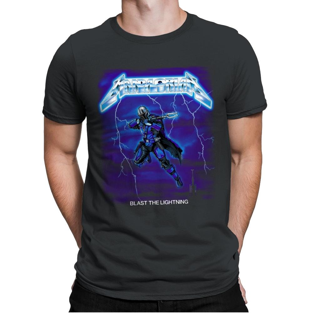 Blast The Lightning - Anytime - Mens Premium T-Shirts RIPT Apparel Small / Heavy Metal