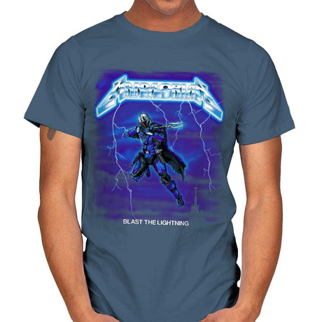 Blast The Lightning - Anytime - Mens T-Shirts RIPT Apparel Small / Indigo Blue