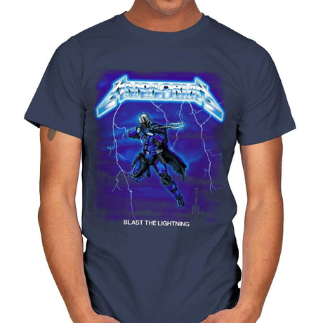 Blast The Lightning - Anytime - Mens T-Shirts RIPT Apparel Small / Navy