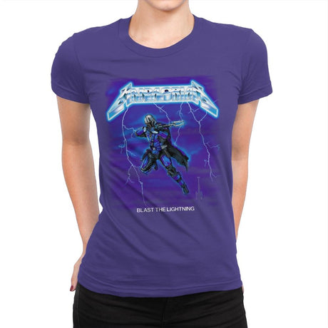 Blast The Lightning - Anytime - Womens Premium T-Shirts RIPT Apparel Small / Purple Rush